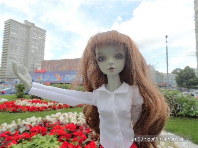 Арбат! Прогулка по Москве с куклой БДЖ Resinsoul Селенией