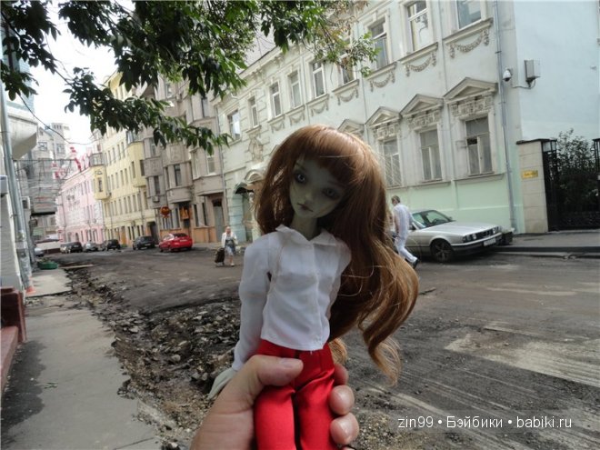 Арбат! Прогулка по Москве с куклой БДЖ Resinsoul Селенией (фото 9)