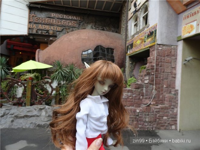 Арбат! Прогулка по Москве с куклой БДЖ Resinsoul Селенией