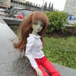 Арбат! Прогулка по Москве с куклой БДЖ Resinsoul Селенией!