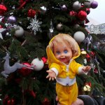 Прогулка Пенни Galoob Baby Face по праздничным ярмаркам в Москве!