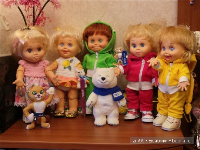 Фейсинки встречают новеньких кукол и провожают Олимпиаду в Сочи! Galoob Baby Face doll