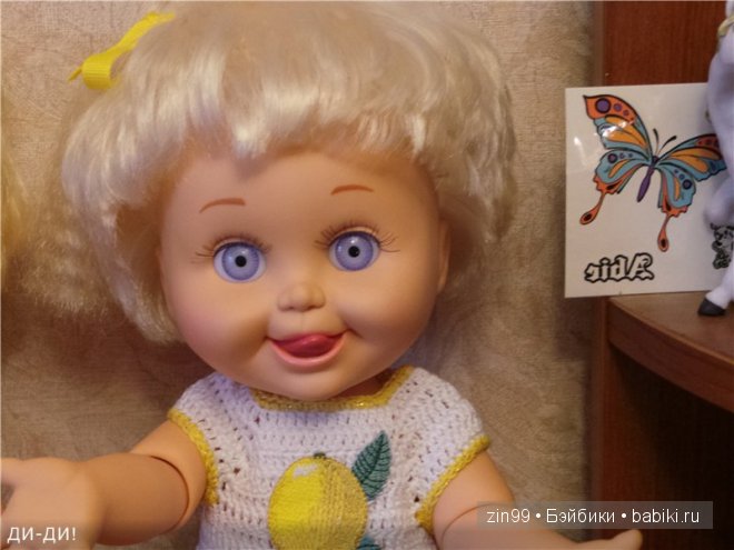 Фейсинки встречают новеньких кукол и провожают Олимпиаду в Сочи! Galoob Baby Face doll (фото 6)