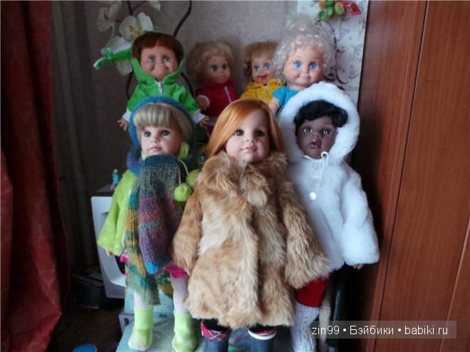 Зимняя прогулка у пруда с Ханной куклой Готц или новая шубка (фото 4)