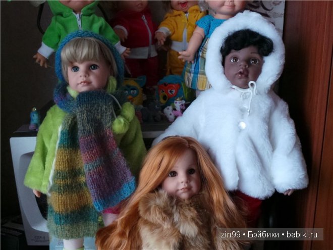 Зимняя прогулка у пруда с Ханной куклой Готц или новая шубка (фото 5)