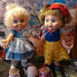 Сказка про Белоснежку без семи гномов, и  Алису без кролика или Фейсинки снова с нами! Galoob Baby Face