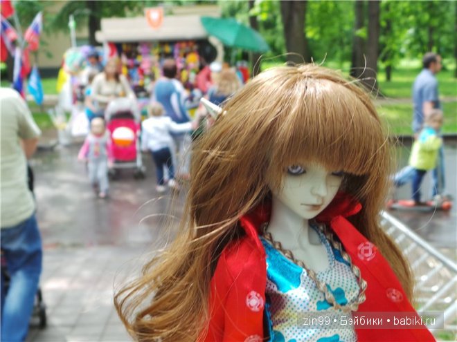 Селения, кукла БДЖ Resinsoul [Ju] праздничная прогулка в одном из парков Москвы
