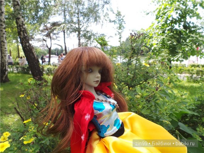 Селения, кукла БДЖ Resinsoul [Ju] праздничная прогулка в одном из парков Москвы