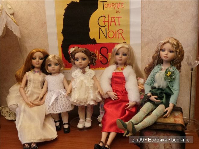 Куклы от Тоннер Perfect Impressions Patsy и Patsy Basic дома знакомятся с остальными девочками