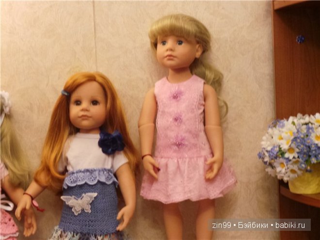 Две принцессы и показ одежды для кукол Готц