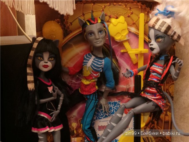 Монстры Хай Moster High. Кошки против Волков