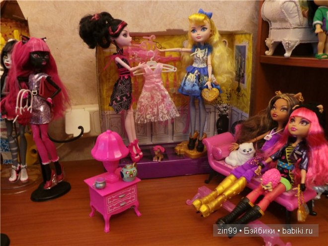 Монстры Хай Moster High. Кошки против Волков