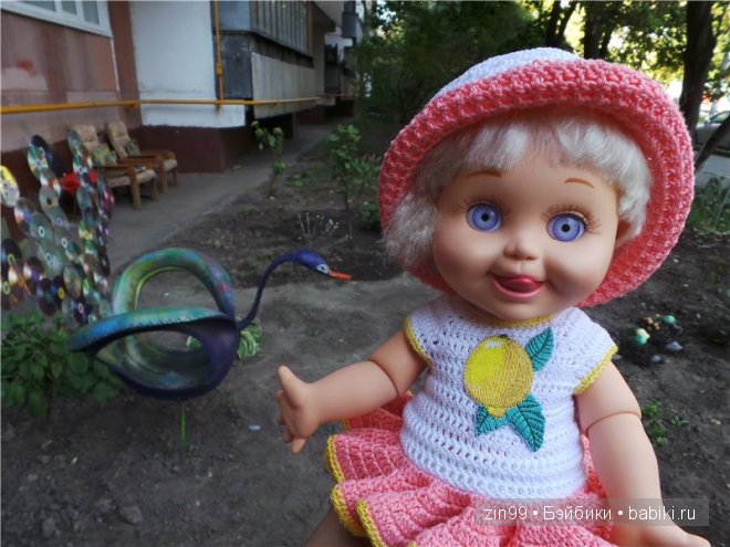 Воскресная прогулка в теплый сентябрьский день! С куклой Galoob Baby Facе doll (фото 6)