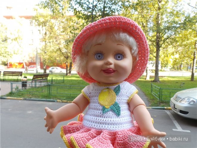Воскресная прогулка в теплый сентябрьский день! С куклой Galoob Baby Facе doll