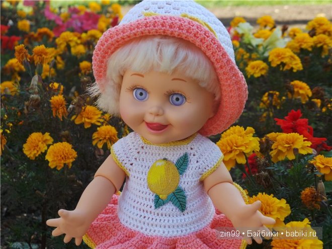 Воскресная прогулка в теплый сентябрьский день! С куклой Galoob Baby Facе doll