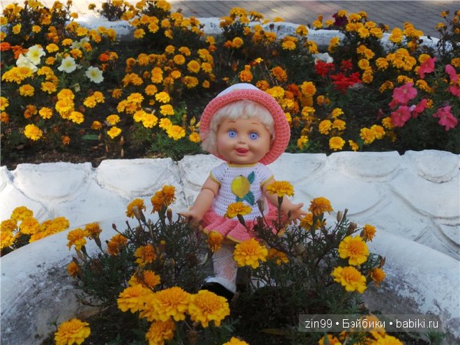 Воскресная прогулка в теплый сентябрьский день! С куклой Galoob Baby Facе doll