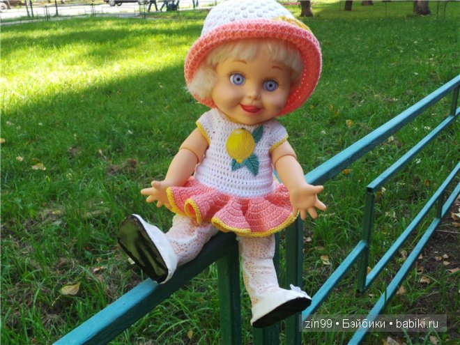 Воскресная прогулка в теплый сентябрьский день! С куклой Galoob Baby Facе doll
