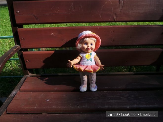 Воскресная прогулка в теплый сентябрьский день! С куклой Galoob Baby Facе doll