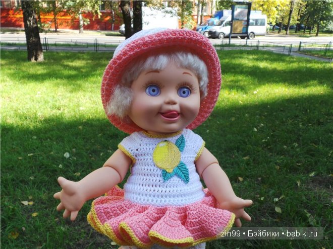 Воскресная прогулка в теплый сентябрьский день! С куклой Galoob Baby Facе doll (фото 9)