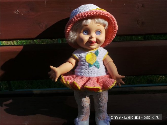 Воскресная прогулка в теплый сентябрьский день! С куклой Galoob Baby Facе doll (фото 2)