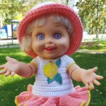 Воскресная прогулка в теплый сентябрьский день! С куклой Galoob Baby Facе doll!