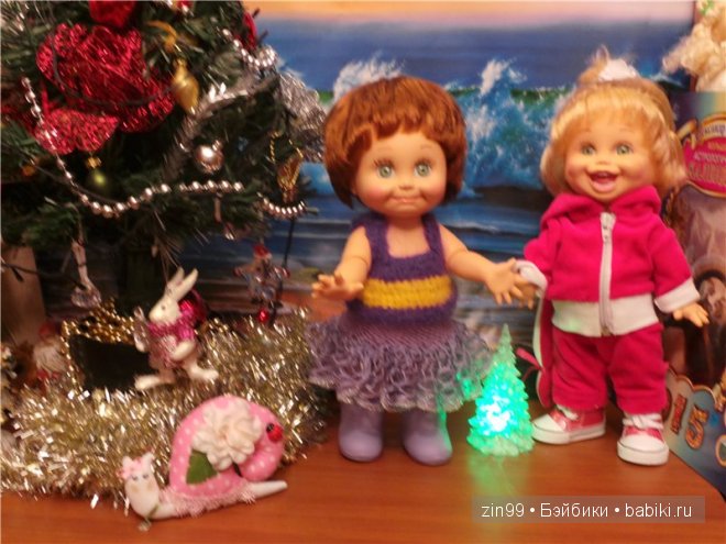 В предверии Нового года сбываются мечты, или приезд новых фейсинок кукол Galoob Baby Face dolls и неожиданная посылочка