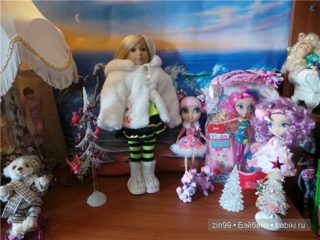 Земфирно-фиолетовый Новый Год! Или куклы La Dee Da и еще другие поздравляют с Новым 2015 Годом (фото 7)