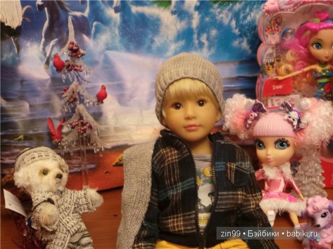 Земфирно-фиолетовый Новый Год! Или куклы La Dee Da и еще другие поздравляют с Новым 2015 Годом