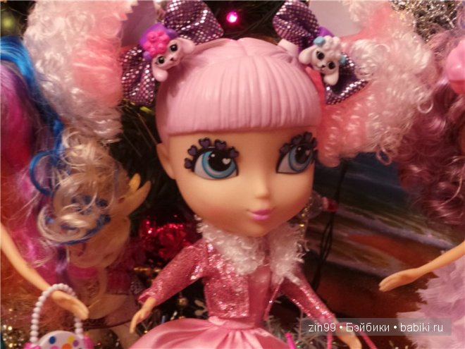 Земфирно-фиолетовый Новый Год! Или куклы La Dee Da и еще другие поздравляют с Новым 2015 Годом