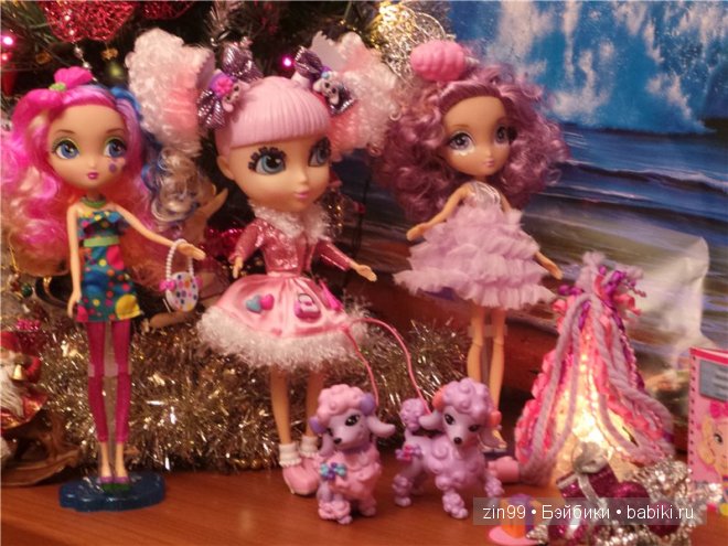 Земфирно-фиолетовый Новый Год! Или куклы La Dee Da и еще другие поздравляют с Новым 2015 Годом