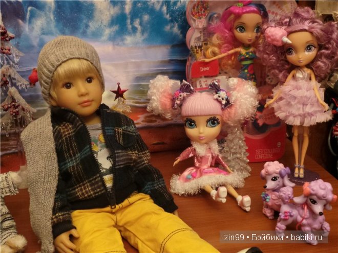 Земфирно-фиолетовый Новый Год! Или куклы La Dee Da и еще другие поздравляют с Новым 2015 Годом (фото 8)