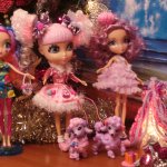 Земфирно-фиолетовый Новый Год! Или куклы La Dee Da и еще другие поздравляют с Новым 2015 Годом!