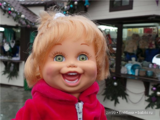 Путешествие в Рождество часть вторая, с Натали кукла Galoob Face dolls