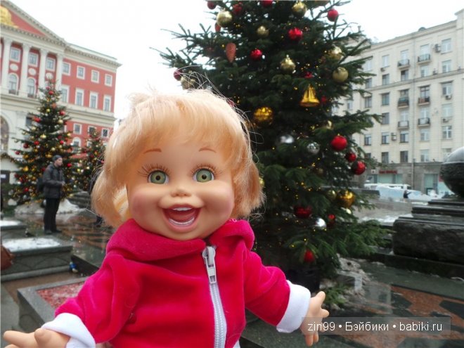 Путешествие в Рождество часть вторая, с Натали кукла Galoob Face dolls