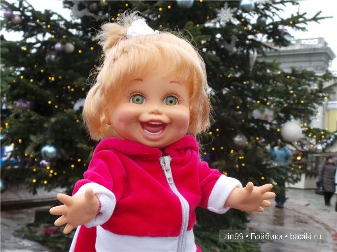 Путешествие в Рождество часть вторая, с Натали кукла Galoob Face dolls