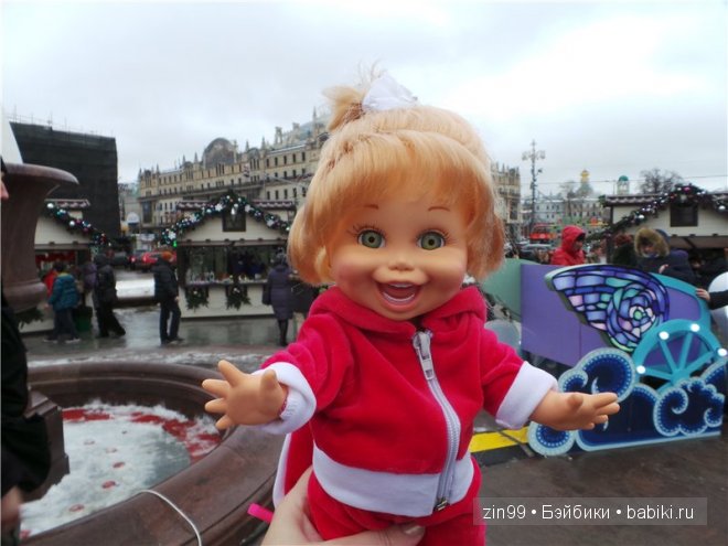 Путешествие в Рождество часть вторая, с Натали кукла Galoob Face dolls