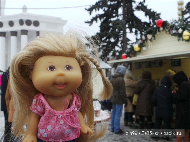 Путешествие в Рождество часть третья, с Капусткой на ВДНХА, кукла Cabbage Patch Kids dolls (фото 8)