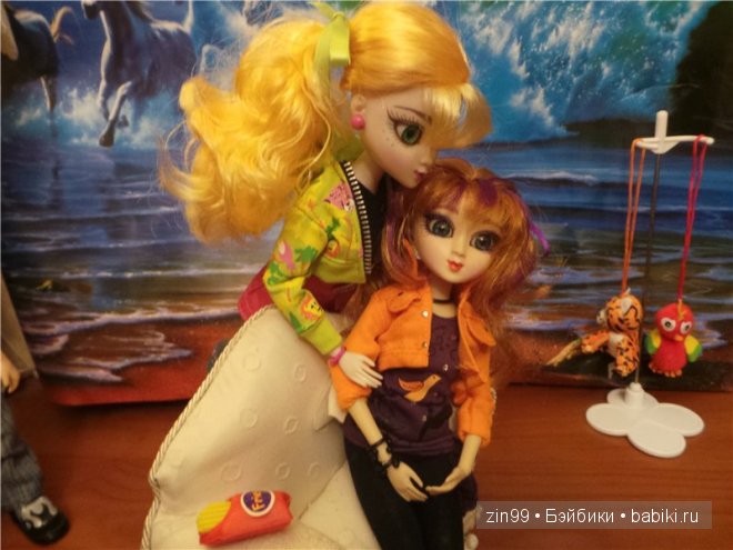 Эви и Лина две куклы из серии Zeenie Dollz — Спасение планеты
