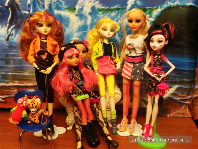 Эви и Лина две куклы из серии Zeenie Dollz — Спасение планеты