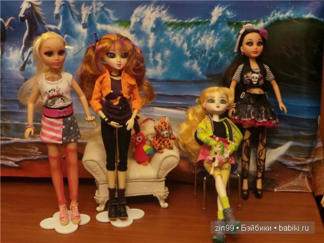 Эви и Лина две куклы из серии Zeenie Dollz — Спасение планеты