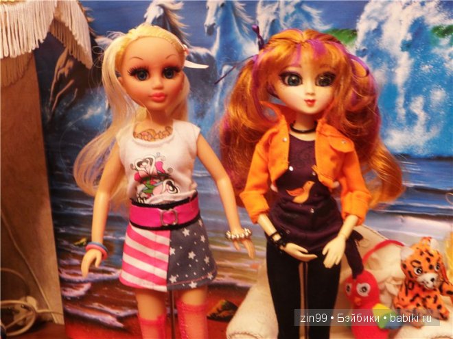 Эви и Лина две куклы из серии Zeenie Dollz — Спасение планеты