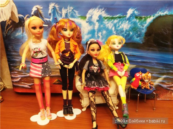 Эви и Лина две куклы из серии Zeenie Dollz — Спасение планеты