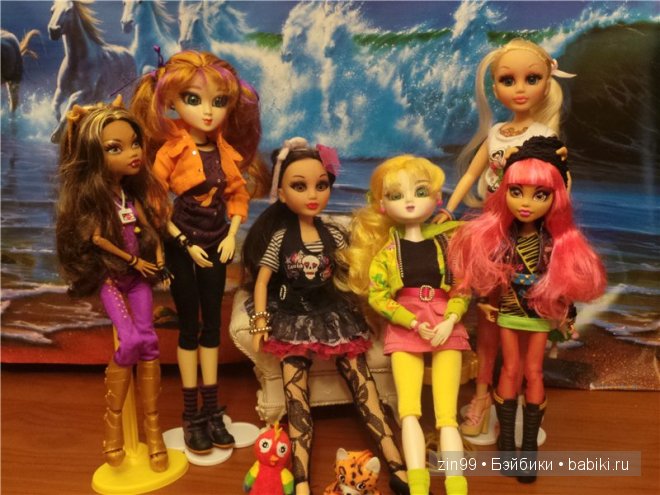 Эви и Лина две куклы из серии Zeenie Dollz — Спасение планеты
