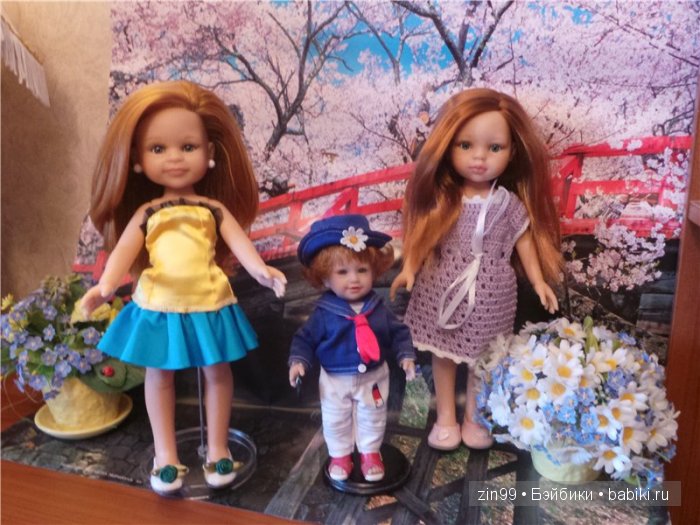 Запоздалая весна 2015 года или мои Рыжики от Paola Reina | Бэйбики Запоздалая весна 2015 года или мои Рыжики от Paola Reina