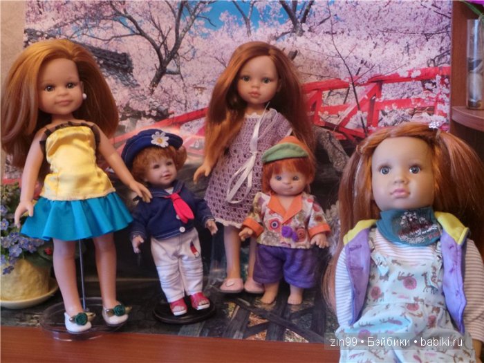 Запоздалая весна 2015 года или мои Рыжики от Paola Reina | Бэйбики Запоздалая весна 2015 года или мои Рыжики от Paola Reina