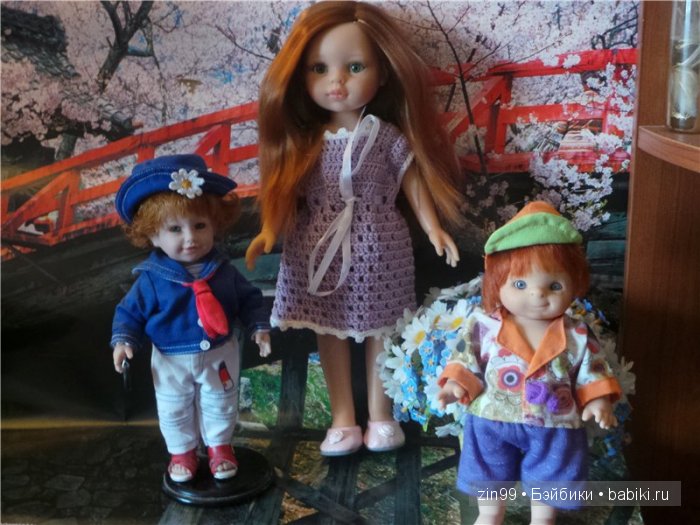 Запоздалая весна 2015 года или мои Рыжики от Paola Reina | Бэйбики Запоздалая весна 2015 года или мои Рыжики от Paola Reina