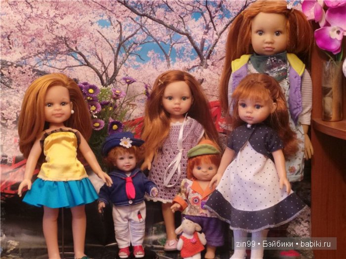 Запоздалая весна 2015 года или мои Рыжики от Paola Reina | Бэйбики Запоздалая весна 2015 года или мои Рыжики от Paola Reina