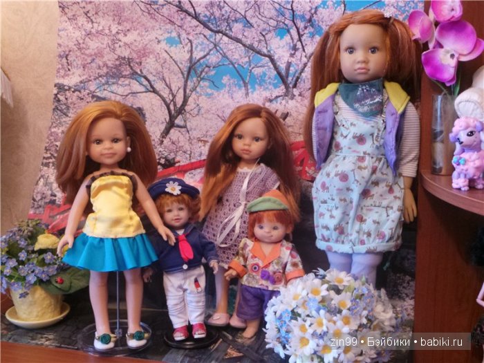 Запоздалая весна 2015 года или мои Рыжики от Paola Reina | Бэйбики Запоздалая весна 2015 года или мои Рыжики от Paola Reina