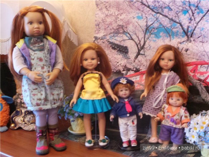 Запоздалая весна 2015 года или мои Рыжики от Paola Reina | Бэйбики Запоздалая весна 2015 года или мои Рыжики от Paola Reina