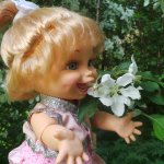 Майский денек с куклами Galoob Baby Fase, С Натали и Пенни! И мои вязалочки!